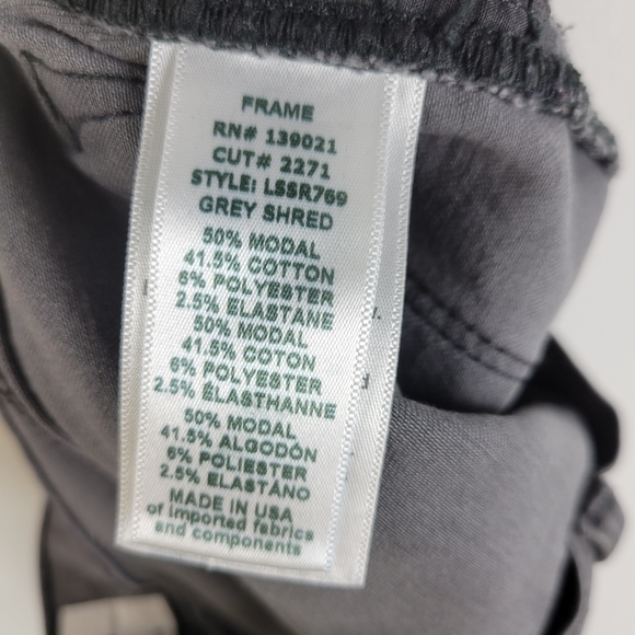 Frame Le Skinny De Jeanne Distressed Mid Rise Jean - Picture 11 of 11